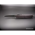 Microtech Combat Troodon 144-1CT-DSH Frag Delta Shadow DLC Tanto Edge Nickel Boron Internals